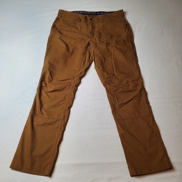 Alaskan Hardgear Men's Size 38x34 AKHG Stone Run Slim Fit Pants Brown 23718 - Picture 4 of 9